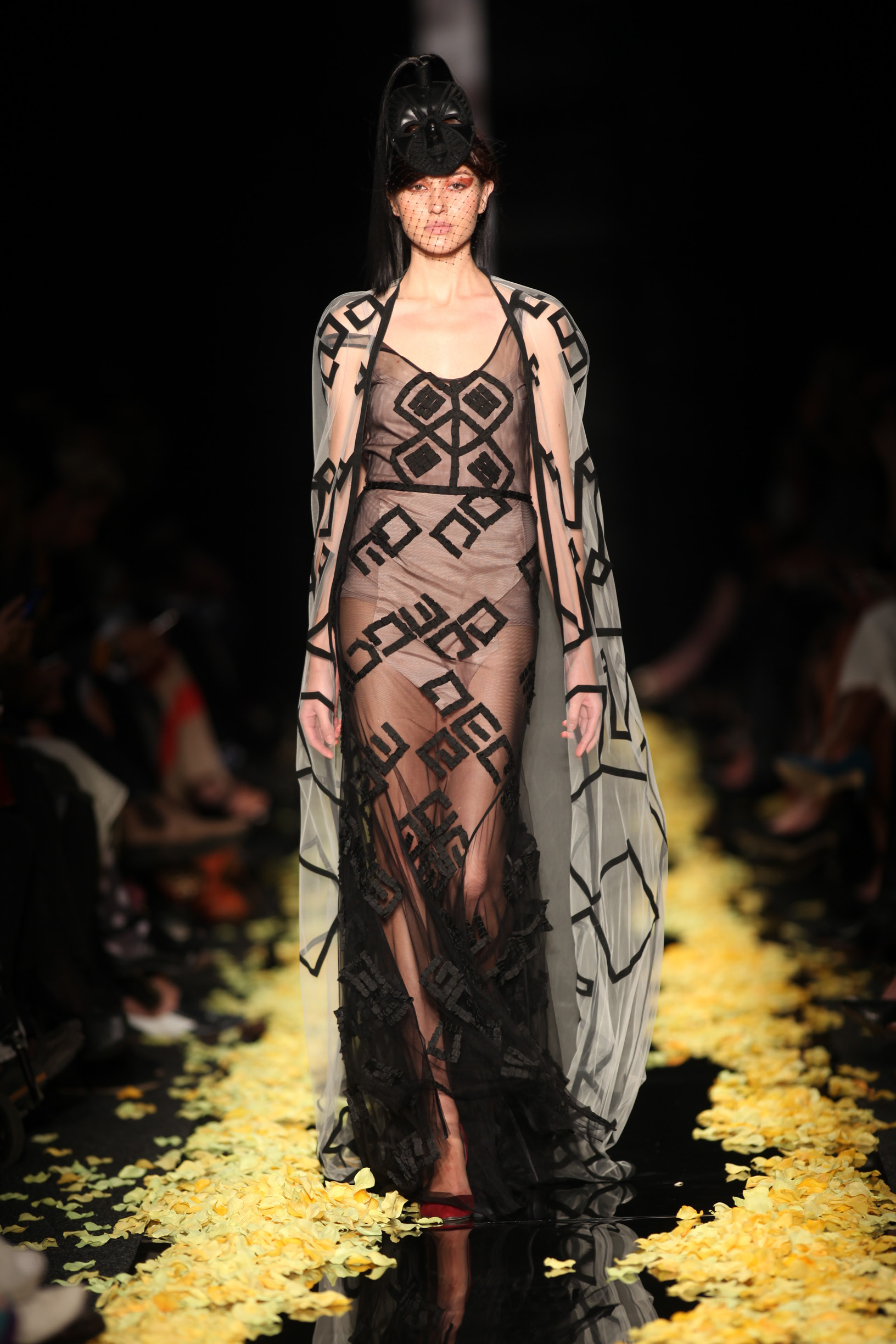 Imprint dress by Black Coffee, designer Jacques van der Watt, nominated by Aspasia Karras.