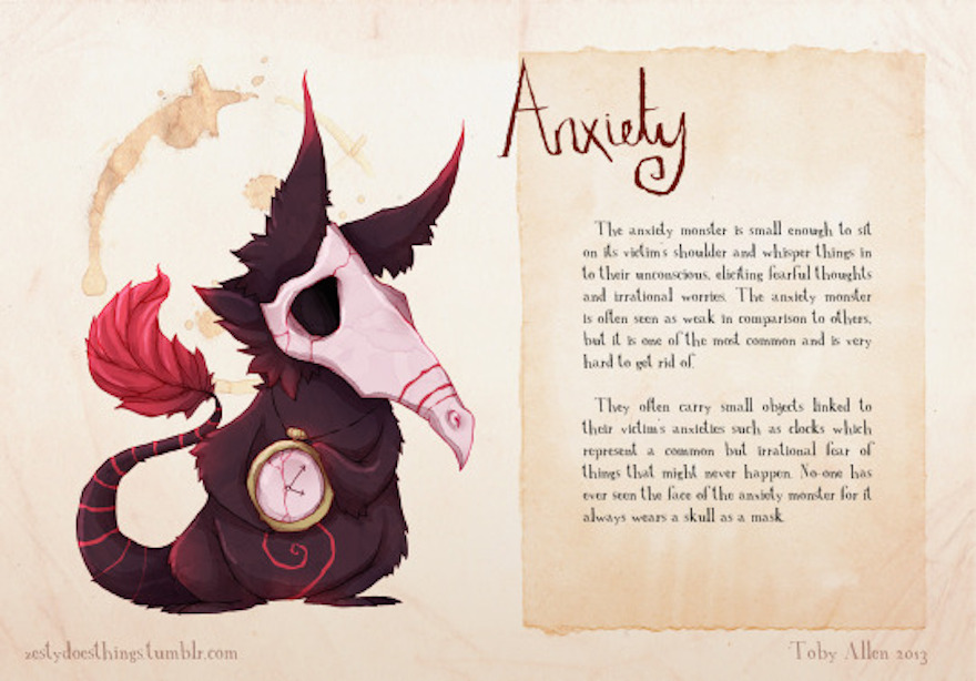 Toby Allen�s illustrations show us what mental illnesses