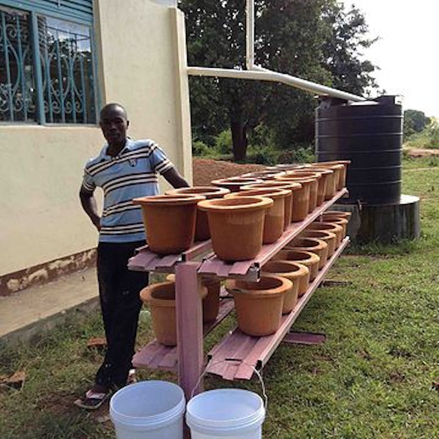 Uganda’s clay and rice husk water filtration system Design Indaba
