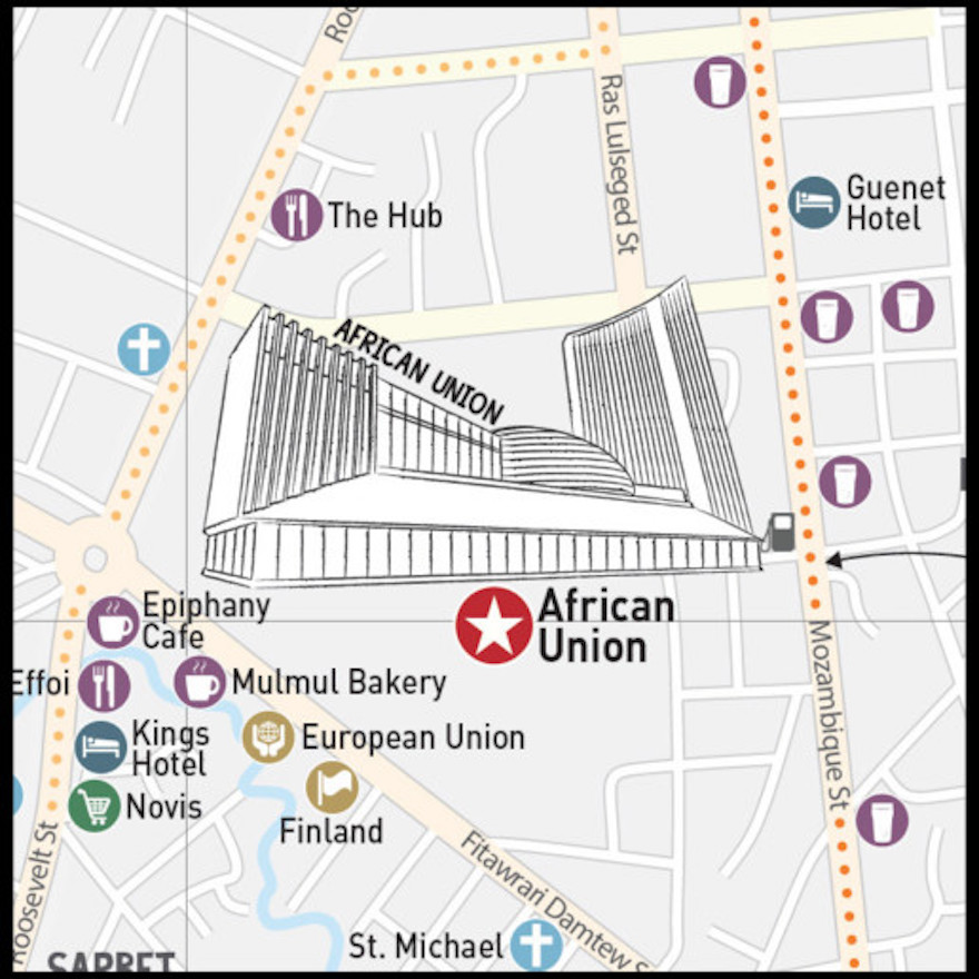 Quirky map reveals the hidden gems of Addis Ababa | Design Indaba