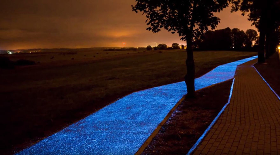 Poland's Illuminating Bike Path