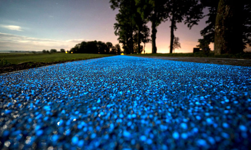 Poland's Illuminating Bike Path