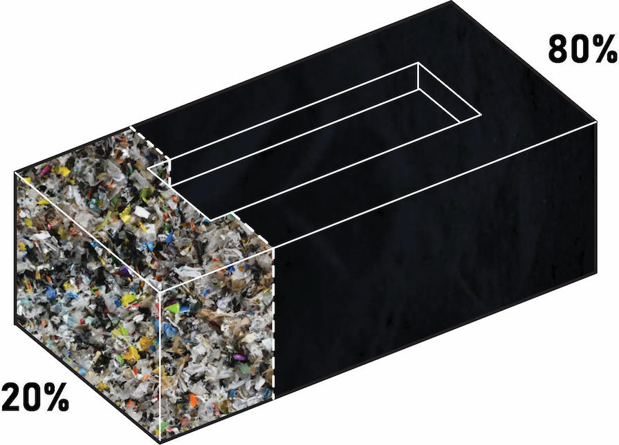 Sustainable bricks made from recycled sand and plastic waste Design Indaba
