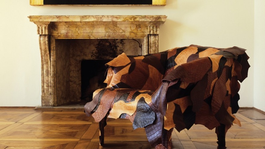 8.	Leatherworks armchair for Edra by Humberto and Fernando Campana