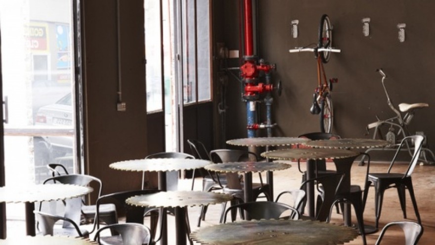 Steampunk inspired interior by Haldane Martin