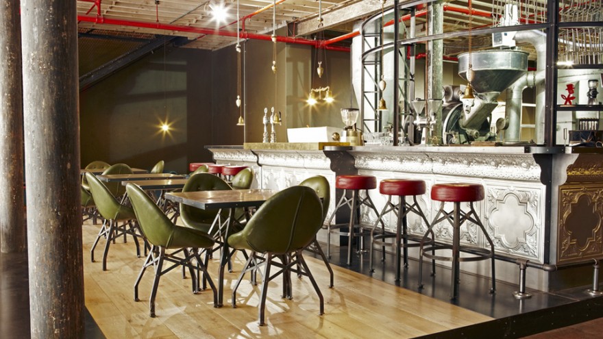 Steampunk inspired interior by Haldane Martin