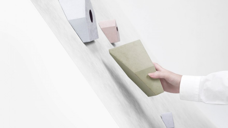 Non-slip birdhouse by Nendo. Photo: Hiroshi Iwasaki.  