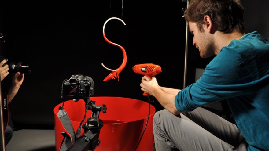 Dip in Space. Photo: Rob van Leijsen & Mathieu Guilbaud. 