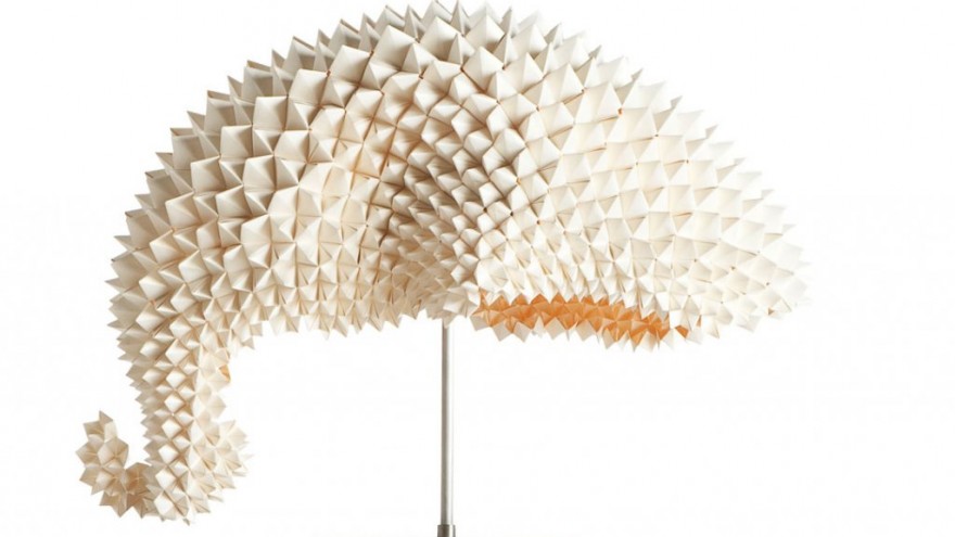 Dragon Tail Lamp by Luisa Robinson for Design By Hive. 