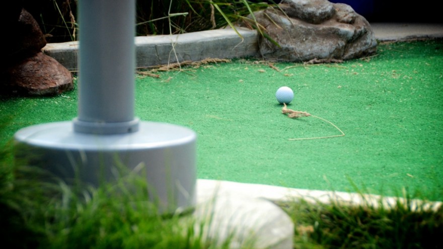 The Mini-Golf Open. Photo: Brian Fountain. 