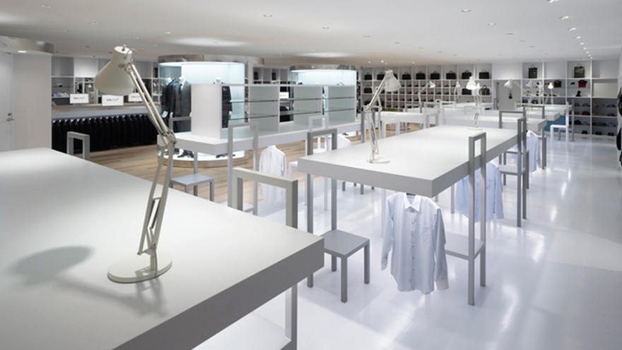 Halsuit concept shop by Nendo. Photo: Masaya Yoshimura. 
