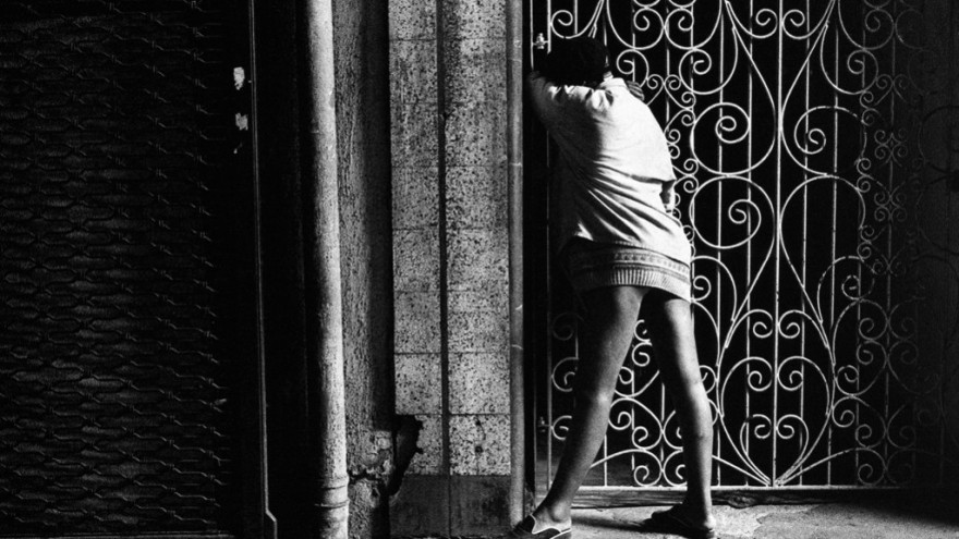 Child prostitute, Inner City, Johannesburg, 1997.