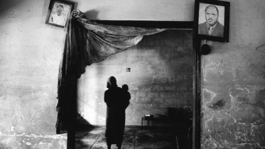 Home during the floods, Mozambique, 2000.