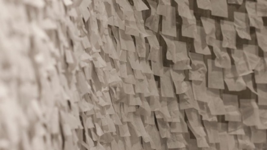 Nendo's design of the Established & Sons showroom, London. 