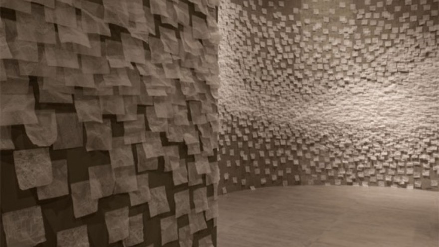 Nendo's design of the Established & Sons showroom, London. 