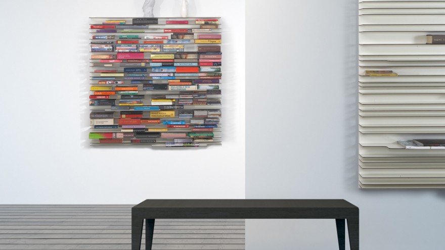 Paperback bookshelf by Studio Parade.