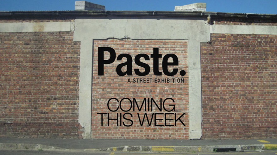 Paste street exhibition. 