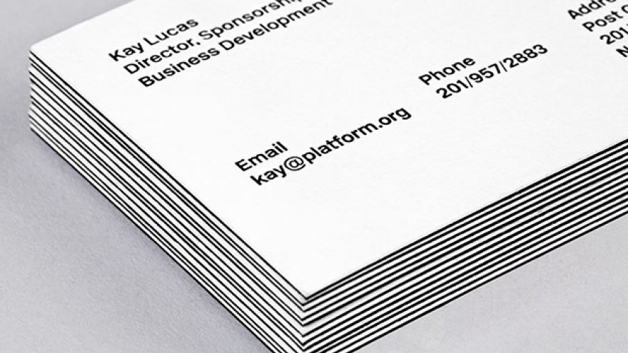 Platform identity by Eddie Opara. 