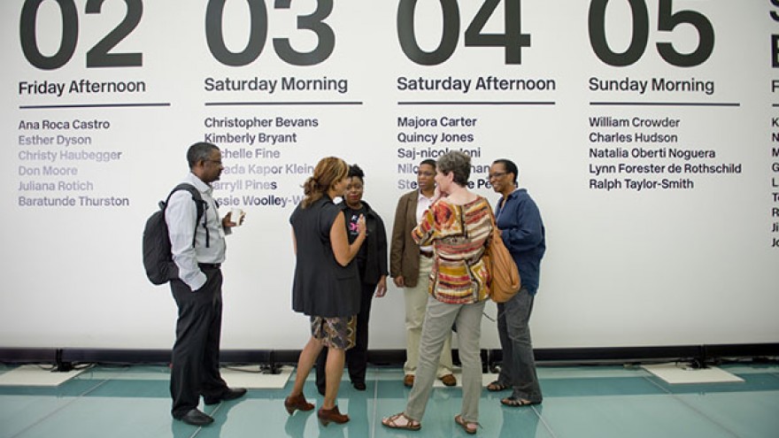 Platform identity by Eddie Opara. 
