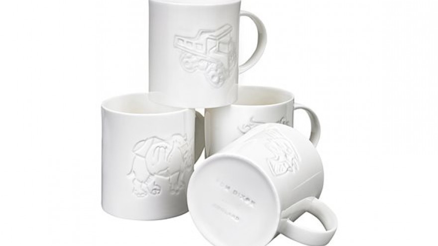 Mug Lion White by Tom Dixon. 