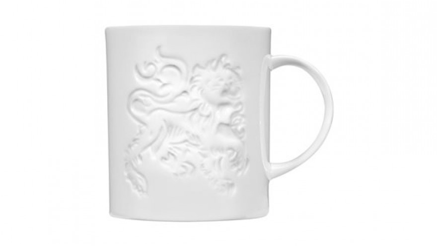 Mug Lion White by Tom Dixon. 