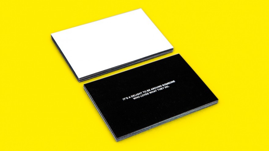 Halftone Satisfaction card set by Sagmeister and moo.com. 