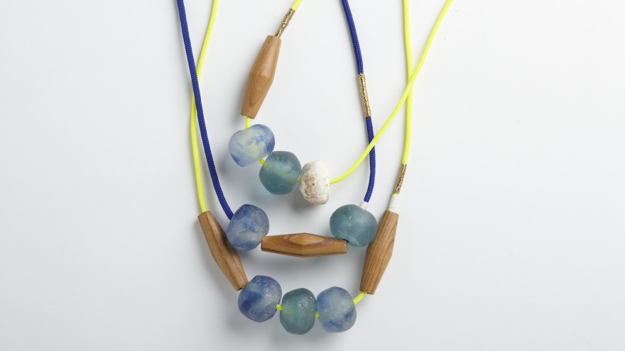 Marble Clusters necklace from Pichulik's 2014 Spring/Summer Collection. 