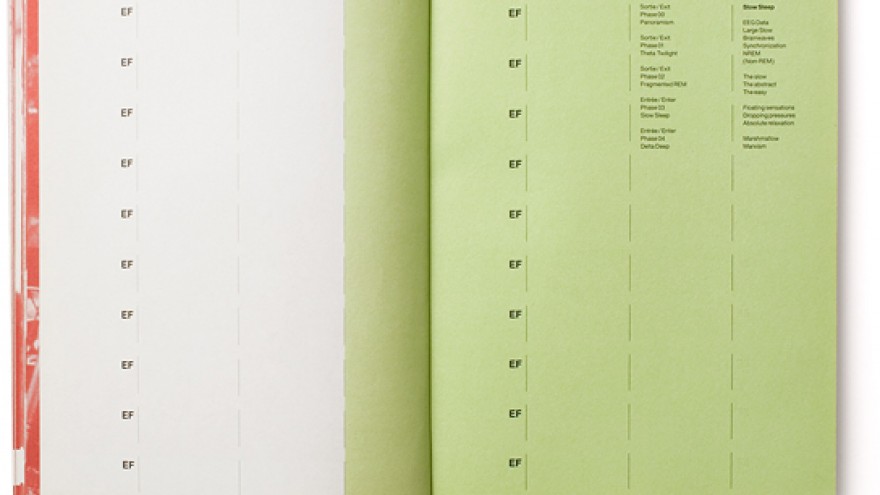 Catalogue designed for 'Elysian Fields', a group exhibition that took place at the Centre Pompidou (Paris, France) 2000.