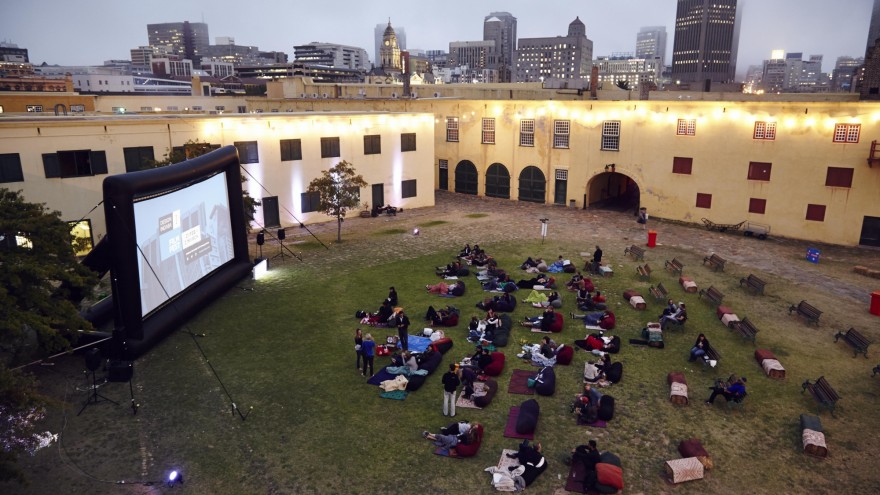 Design Indaba FilmFest alfresco cinema at The Castle of Good Hope