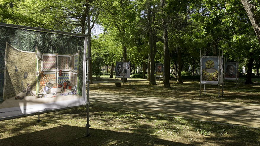 The exhibition will be on show in The Paddocks at the Company's Gardens in Cape Town until 17 October 2014.