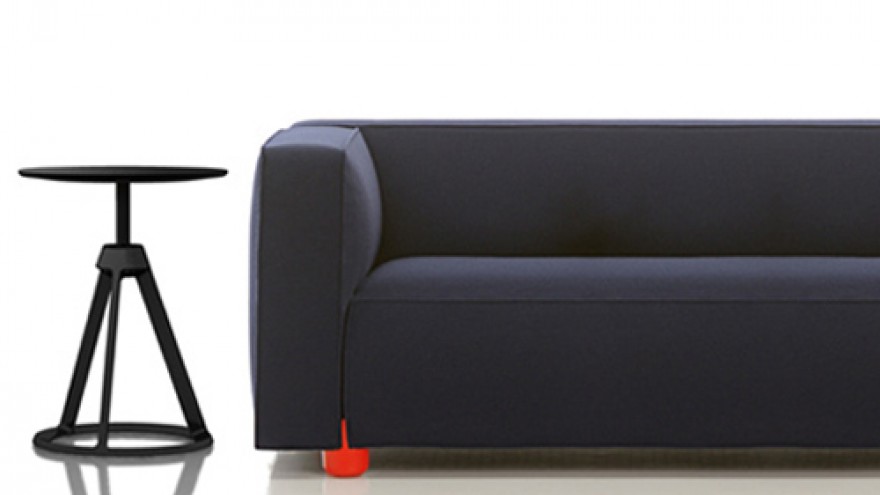 Knoll Sofa Collection by BarberOsgerby – sofa and side table