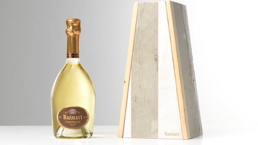 Reclaimed Wood Packaging for Ruinart by Piet Hein Eek. 