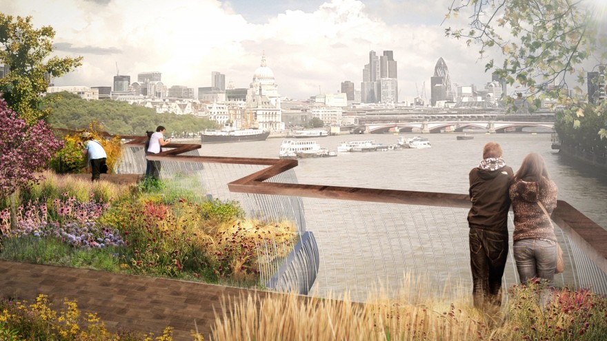 Garden Bridge by Thomas Heatherwick. 