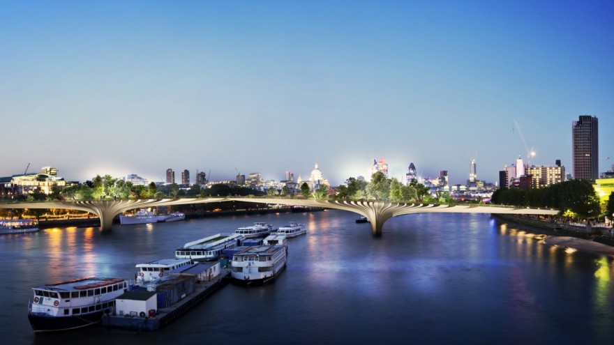 Garden Bridge by Thomas Heatherwick. 