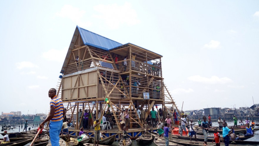 Makoko Floating School by NLÉ. Photo: cmapping.net. 