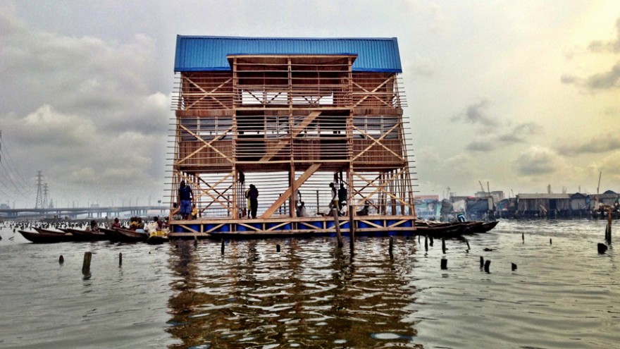 Makoko Floating School by NLÉ. Photo courtesy of NLÉ. 