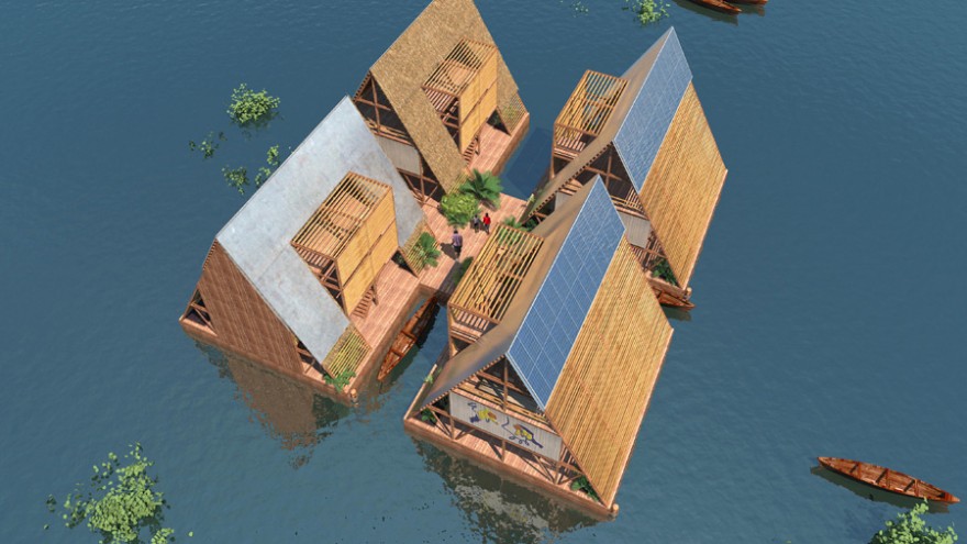 Makoko Floating School by NLÉ. Photo courtesy of NLÉ. 