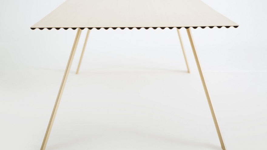 Ripple Table by Benjamin Hubert. 