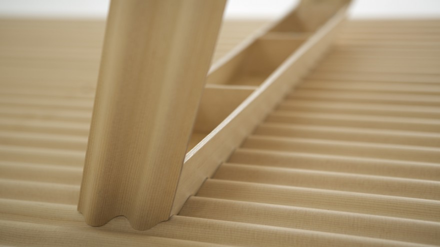 Ripple Table by Benjamin Hubert. 