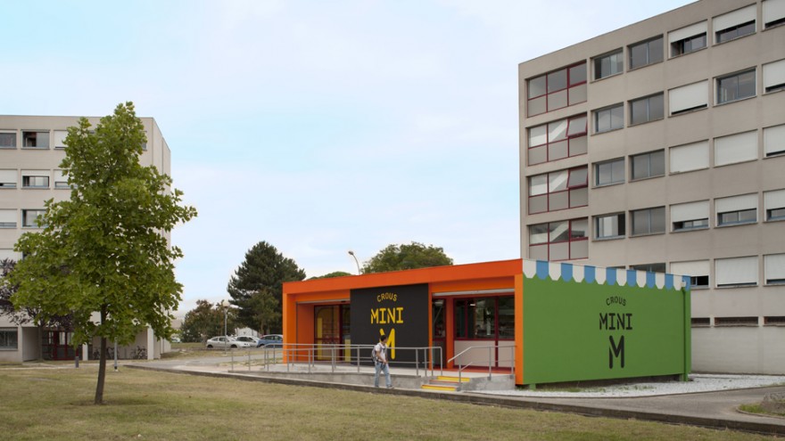 Mini M grocery store by Matali Crasset. 