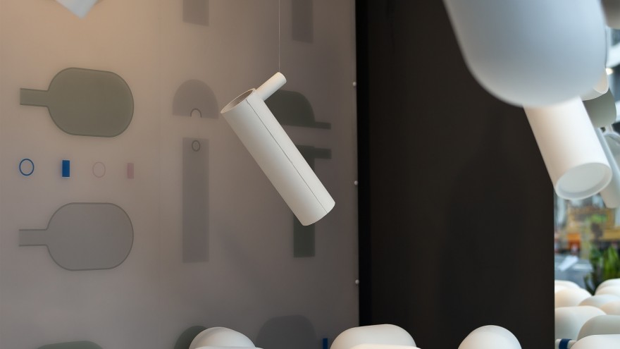 Container Lamp by Benjamin Hubert. 