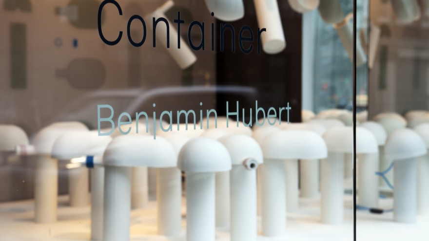 Container Lamp by Benjamin Hubert. 
