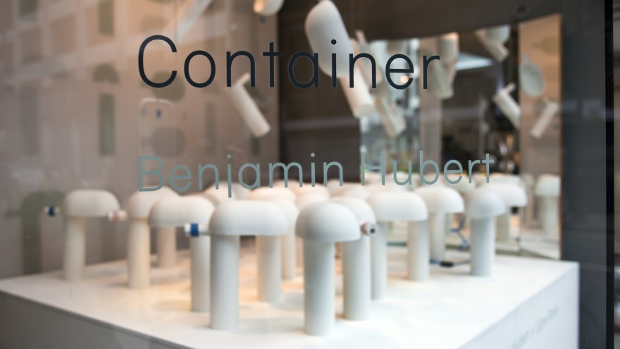 Container Lamp by Benjamin Hubert. 