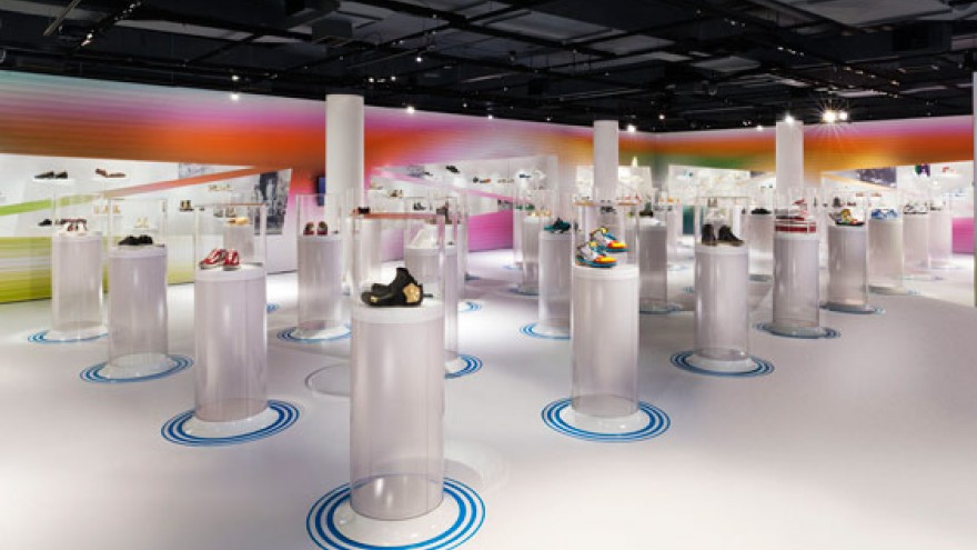 Out of the Box exhibition design by Karim Rashid. 