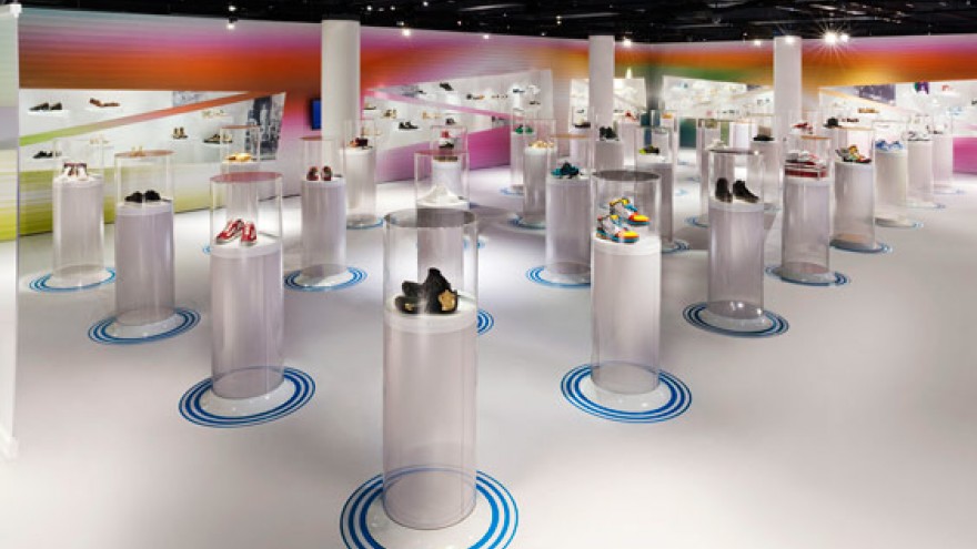 Out of the Box exhibition design by Karim Rashid. 