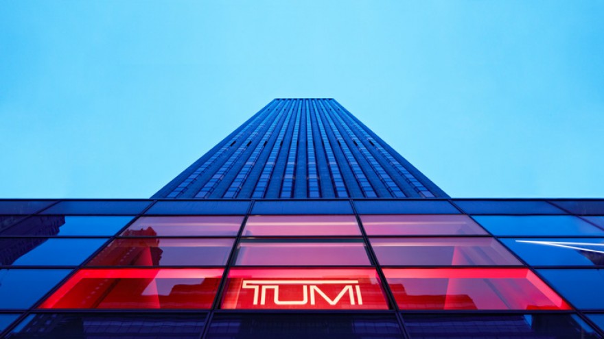 TUMI flagship store interior by Studio Dror. 