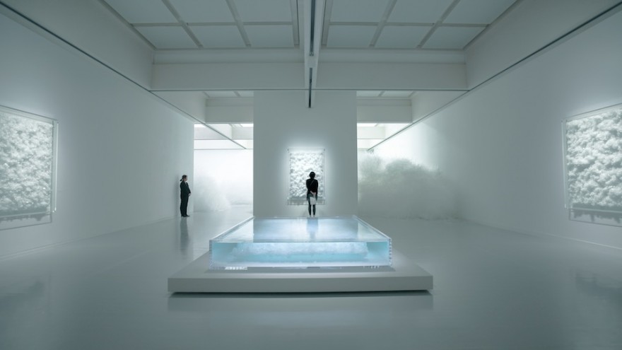 Crystallize exhibition: Swan Lake by Tokujin Yoshioka. 