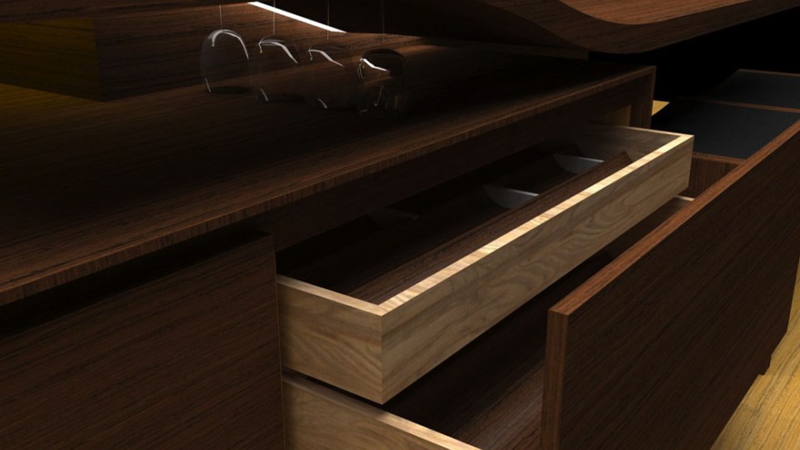 Andy de Klerk Cabinetworks will exhibit an Escher-inspired kitchen at Design Indaba Expo 2014.