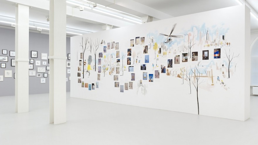 Christoph Niemann's solo exhibition at Galerie Max Hetzler, Berlin. 