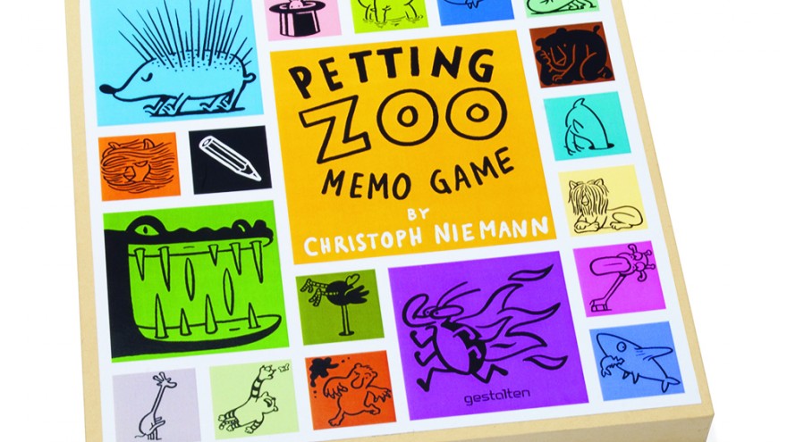 Christoph Niemann —Petting Zoo Memo Game, copyright Gestalten 2013.